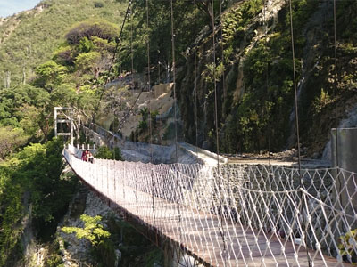 Suspension Bridge, El Paraíso Escondido zone
